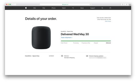 apple online order status